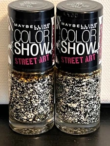 Lot of 2 MAYBELLINE COLOR SHOW NAIL POLISH #12 Pink Splatter BOGO 50% Free Ship - Picture 1 of 2