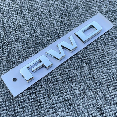 AWD Badge REAR LIFTGATE EMBLEM Chrome Fits 09-18 CHEVY TRAVERSE EQUINOX 15239124 - Image 1 of 4