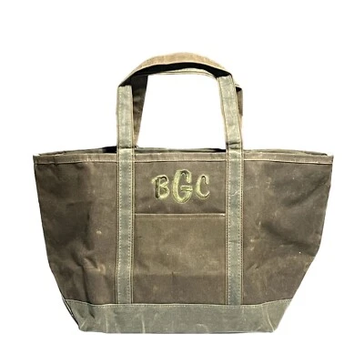 CB Station Waxed Canvas LG Boat Tote Khaki - Image 1 of 4