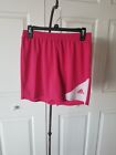 Adidas Climalite Pink Jersey Style Sport Shorts Size M, GUC, MWash, Loose