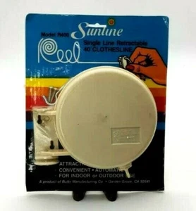 Carrete de tendedero retráctil Sunline 40' vintage nuevo modelo R400 Butts Mfg nuevo de stock  - Imagen 1 de 2