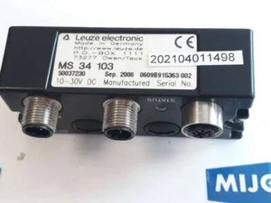 Unidad de conexión LEUZE ELECTRONICS MS 34 103 50037230 10 30V CC (NUEVO STOCK ANTIGUO) - Imagen 1 de 5