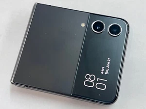 Teléfono inteligente T-Mobile Samsung Galaxy Z Flip 4 5G F721U *BUEN LCD EXTERIOR *LEER* - Imagen 1 de 8