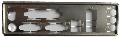 I/O REAR SHIELD BACKPLATE MASCHERINA I/O SCUDO SCHEDA MADRE ASUS P5KPL-AM EPU - Immagine 1 di 4