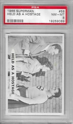 1966 The Adventures of Superman Card #58 - Picture Puzzle - Reduced - NM-MT 8 - Image 1 of 2