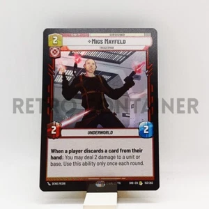 STAR WARS UNLIMITED SHADOWS OF THE GALAXY 163/262 R Migs Mayfield Foil - Imagen 1 de 1