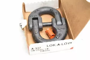 Crosby Lok-A-Loy Connecting Link Grd 8 Alloy Chain Fitting A-337 3/8" #1014721 - Picture 1 of 3