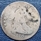 1805 DRAPED BUST QUARTER 25C CIRCULATED DETAILS 70958 1805 DRAPED BUST QUARTER 25C CIRCULATED DETAILS 70958