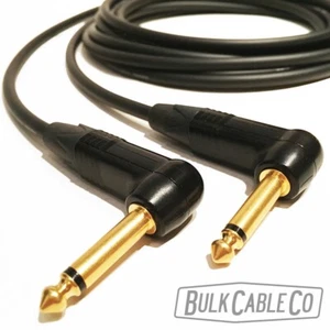 80 PIES - CABLE DE GUITARRA MOGAMI 2524 - ENCHUFES DORADOS ÁNGULO RECTO NEUTRO - EXTREMOS RA/RA - Imagen 1 de 12