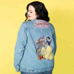 Snow White Anniversary (Disney) Embroidered Denim Jacket by Cakeworthy