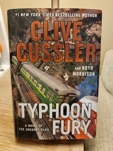 Typhoon Fury (Oregon Files #12) - Clive Cussler 1st Edition 1st Print HB DH VGC! - Picture 1 of 12