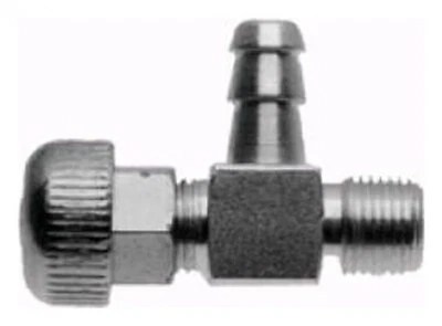 Válvula de cierre de gas combustible Petcock codo 1/4" Briggs 492030 Foto 1 de 3