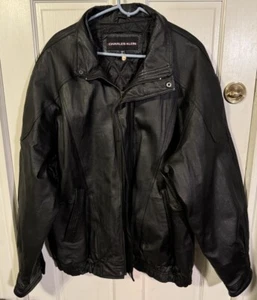 Charles Klein Leather Jacket Men Size 2XLT Black!!! - Picture 1 of 3