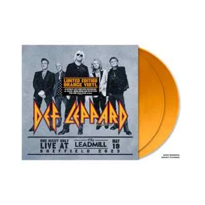 DEF LEPPARD One Night Only Live At Sheffield 2023 Limited Ed Orange VINYL LP - Image 1 of 4