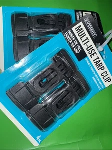 Paquete de 4 clips de lona multiusos Everbuilt nuevos en paquete cada uno - 1006 767 051 - Imagen 1 de 7