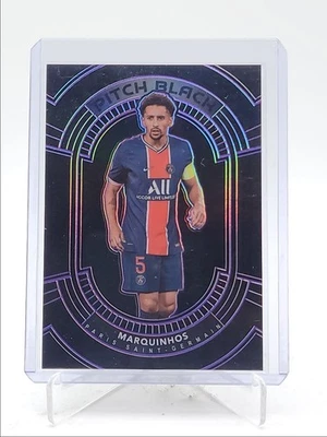 MARQUINHOS 2020 OBSIDIAN PITCH BLACK SOCCER PURPLE ETCH /60 Q5918 - Image 1 of 2