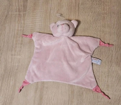 Marioneta de mano Lovey mordedor de oso rosa bebé Aurora  Foto 1 de 4