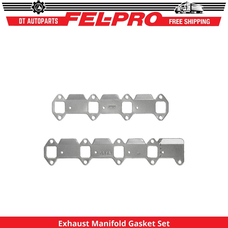 Juego de juntas de colector de escape Fel-Pro de 5,2 L V8 para camioneta Fargo W100 1966-1967 Foto 1 de 1