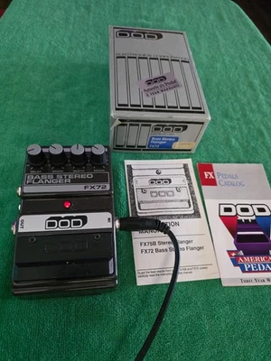 DOD FX72 Bajo Estéreo Brida Pedal Distorsión Funciona con Batería (Sin Cable de Aire Acondicionado) Foto 1 de 4
