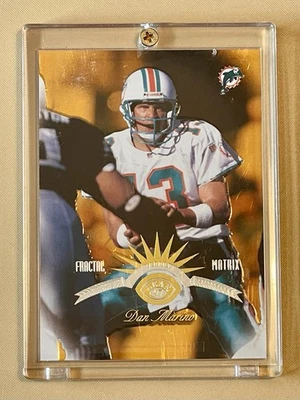 Tarjeta Donruss Leaf Fractal Matrix Dan Marino 1997 # 7 Foto 1 de 4