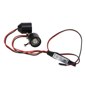 RC Car Headlight Bright Light Breathing Flash 3W RC LED For Model Car WT - Picture 1 of 22