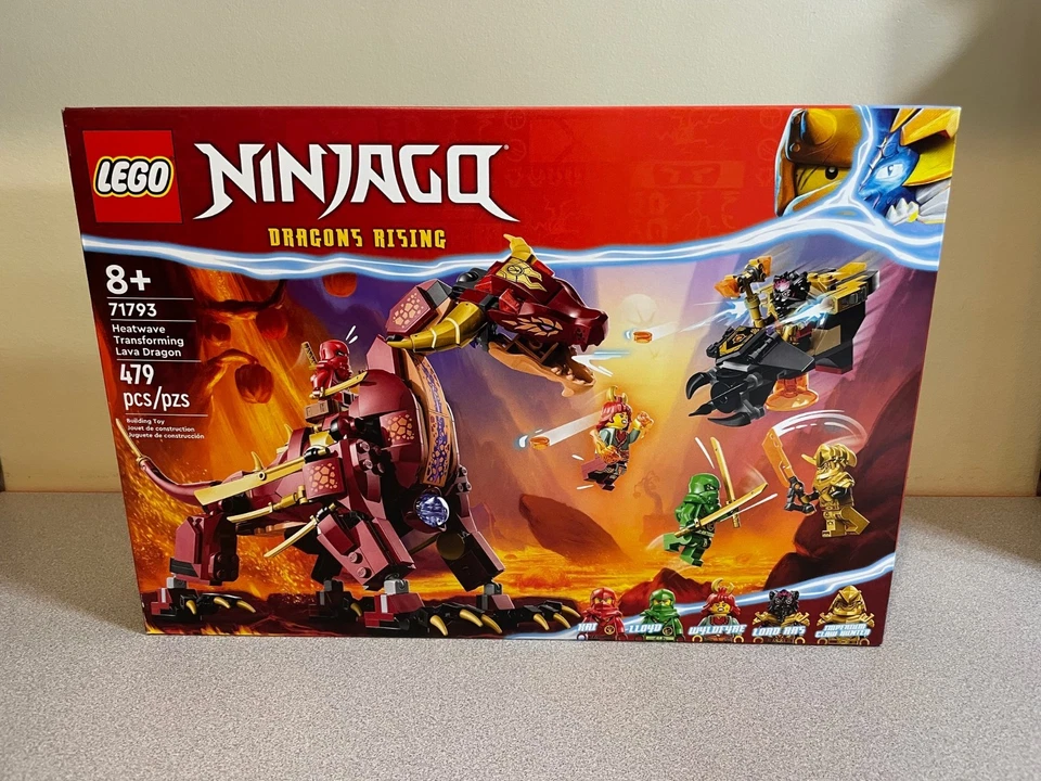 LEGO Ninjago Heatwave Transforming Lava Dragon (71793).  New In Sealed Box - Image 1 of 2