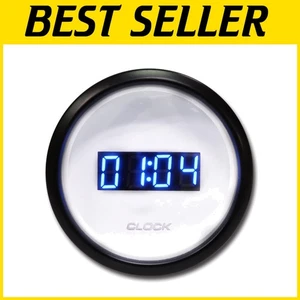 MGS Serie 52 mm wasserdichte digitale Uhr Messuhr - blaue LED-Anzeige, 12/24 Volt - Bild 1 von 10