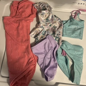 (Lot of 3) Girls Bathing Suits Size 6/6x, Wonder Nation & Bmagical Brand - Picture 1 of 7