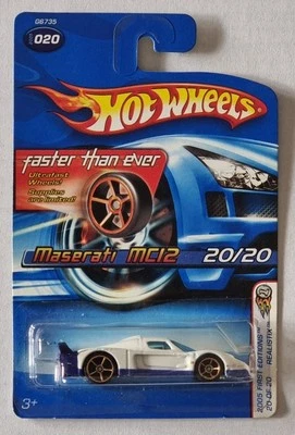 Hot Wheels Maserati MC-12 Primeras Ediciones Blanco Perla 2005 Súper Raro Foto 1 de 3
