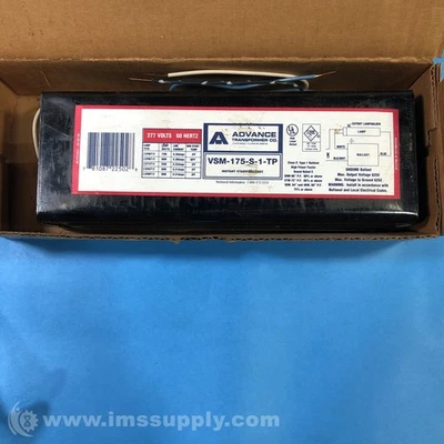 Advance Transformer Co. VSM-175-S-1-TP Instant Start Ballast FNFP - Image 1 of 4