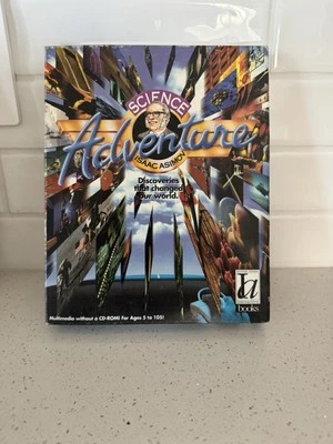 VTG Science Adventure Isaac Asimov MS-DOS 1992 Big Box Learning Game Floppy Disk - Image 1 of 3