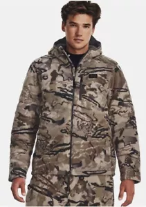 Under Armour Barren Rut Wind proof Hunting Camo Jacket And Bibs Set-M - Picture 1 of 8