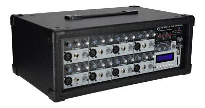 Rockville RPM85 2400w 8-Ch Active Soundboard Mixing Console Mixer Church/School - Image 1 of 4