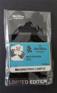 WDI Disney Matterhorn - Imagineering Campus ID I.D. Card Yeti Name Badge Pin - Picture 1 of 1