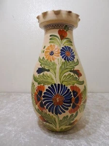 Jarrón de arcilla cerámica de diseño grande - Vintage - 39,5 cm - Hecho a mano estilo casa de campo - Imagen 1 de 6
