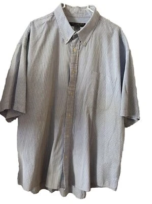 Chesterfied Collared Shirt Mens Button Up  Sz XXL Blue/White Stripes 100% Cotton - Image 1 of 4