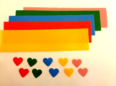 Verzierwachs 5 Platten Basisfarben bunt Kerzen verzieren Wachsplatte Wachs - Bild 1 von 4