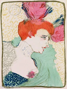 Mademoiselle Marcel 1895 Vintage Giclee Canvas Print 18x24 - Picture 1 of 2