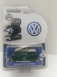 GreenLight Volkswagen Type 2 Campmobile Club V-Dub LE 3000 1:64 GREEN MACHINE - Picture 1 of 3