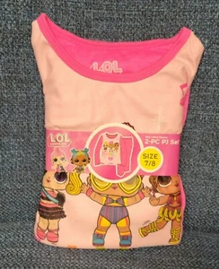 NEW - L.O.L. Surprise Pink Pajamas Sleep Set, Girls, Sz 7/8 - Picture 1 of 3