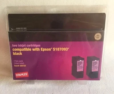 Staples Black Inkjet Cartridges #480163 Campatible With Epson S187093  - Image 1 of 4