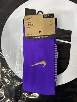 Nike Strike Knee High Dri-Fit Soccer Socks Purple Women's 4-6 Youth’s 3Y-5Y - Image 1 of 4
