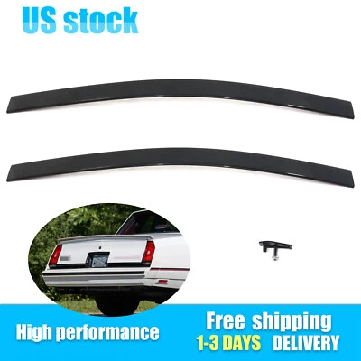 Rear Bumper Trim with Center Clip Fits 1983-1986 Chevrolet Monte Carlo SS  Foto 1 de 4