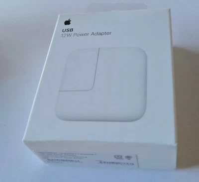GENUINE Apple 12W USB Fast Charging Power Adapter for iPad/iPhone ~ White(A2167) - Image 1 of 3