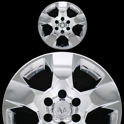 1 for Dodge Ram 1500 Truck 2019-2025 Chrome 18" Wheel Skins Hub Caps Rim Covers - Image 1 of 4