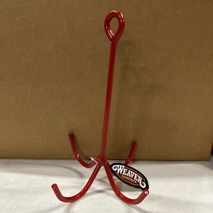 Weaver Leather 12” Red 4 PRONG CLEANING HOOK Hanger Horse Bridle, Tack, Harness - Picture 1 of 3