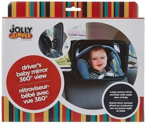 Jolly Jumper Driver's Baby Mirror Infant Toddler Safety Rear Headrest - Picture 1 of 1