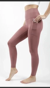 LAADIES High-rise Flex Leggings - All In Motion™ Light Mauve Exercise Flex small - Picture 1 of 7
