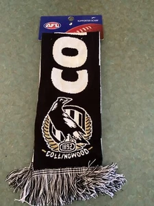 Sekem AFL Collingwood Supporter Scarf - BRAND NEW - Picture 1 of 5
