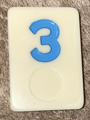 Azulejo de juego de repuesto Rummikub - Azul 3 Foto 1 de 4